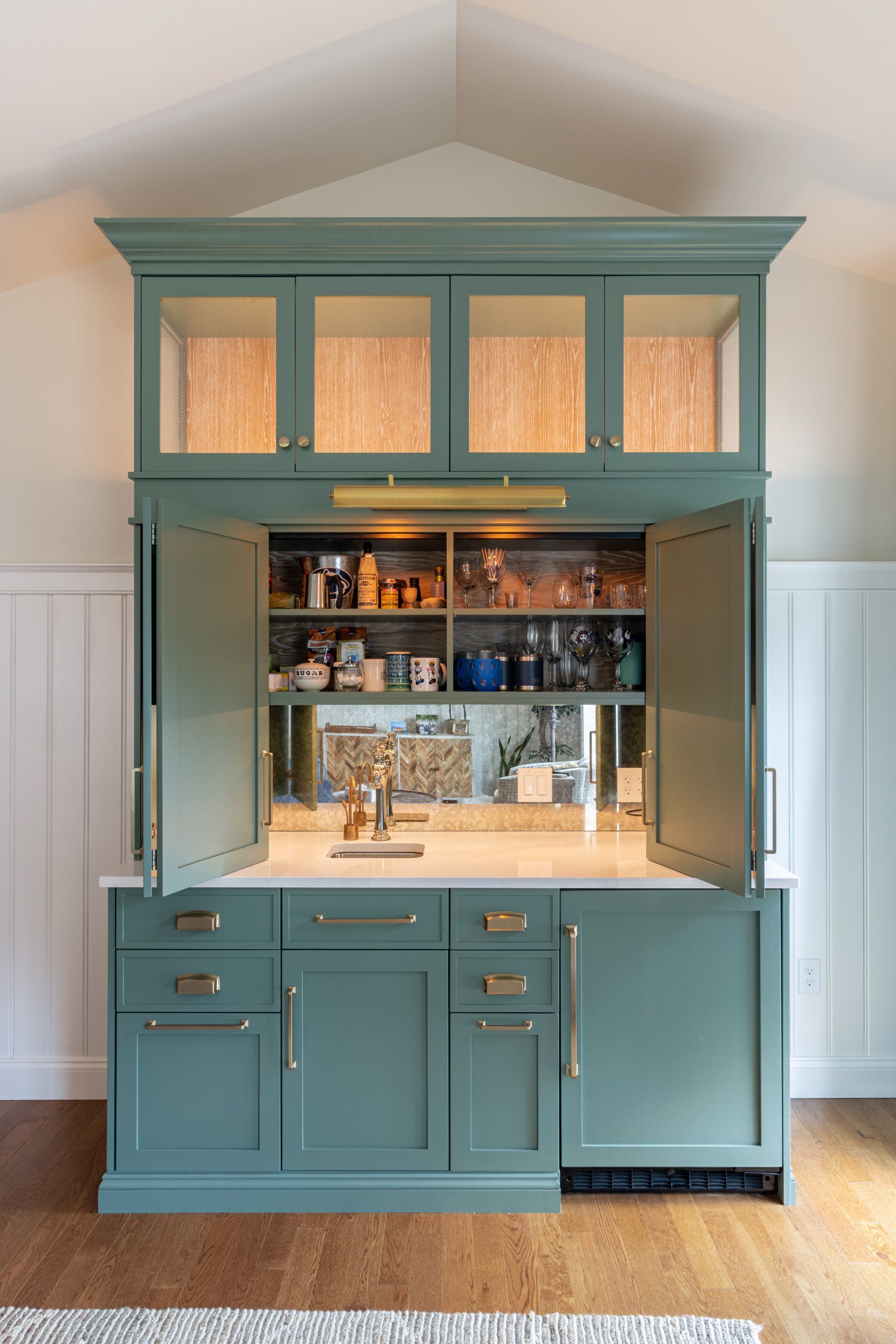 luxury home design with tile details