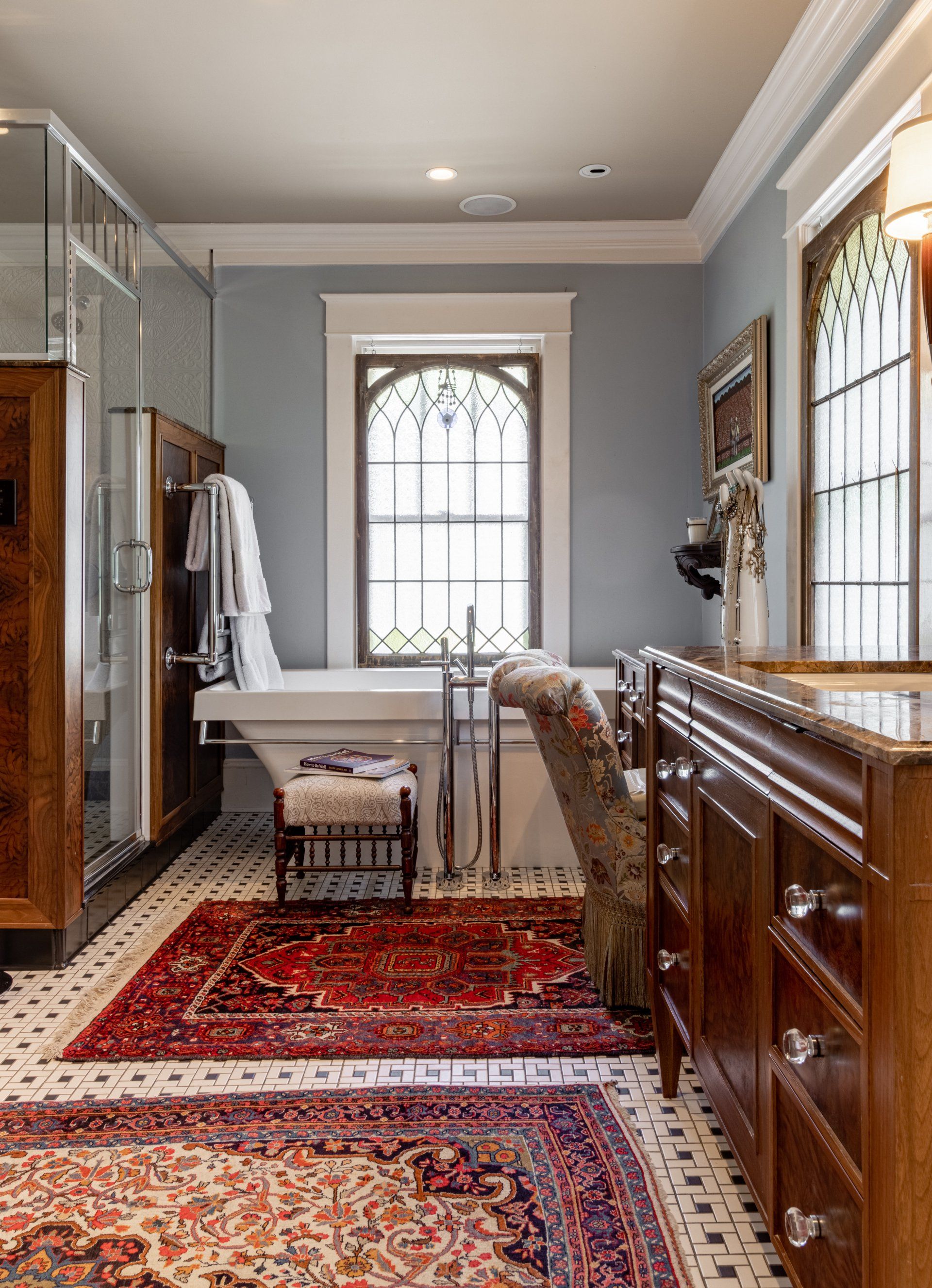 Layered interior design eclectic modern