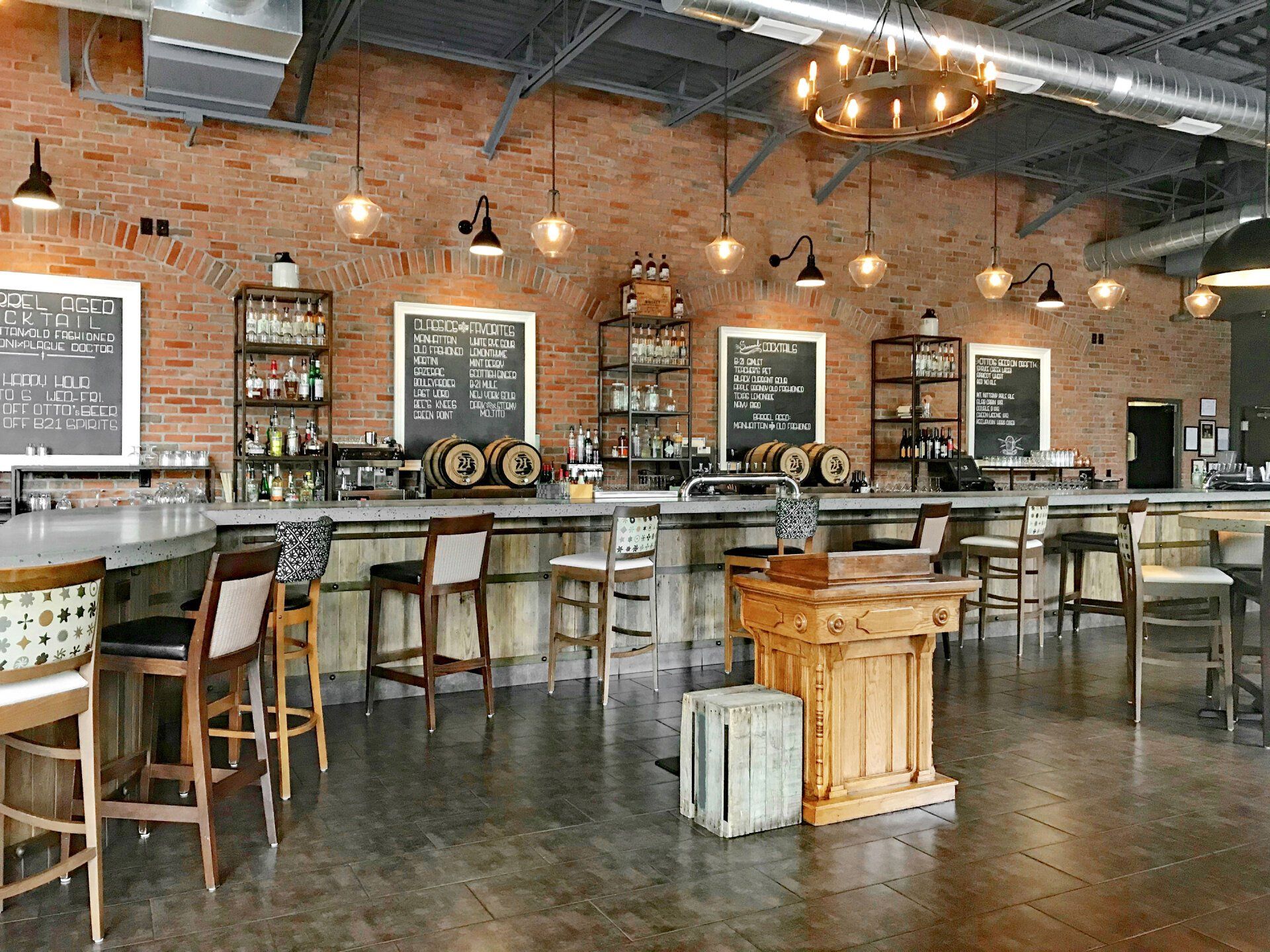 Distillery interior design by Morpheus