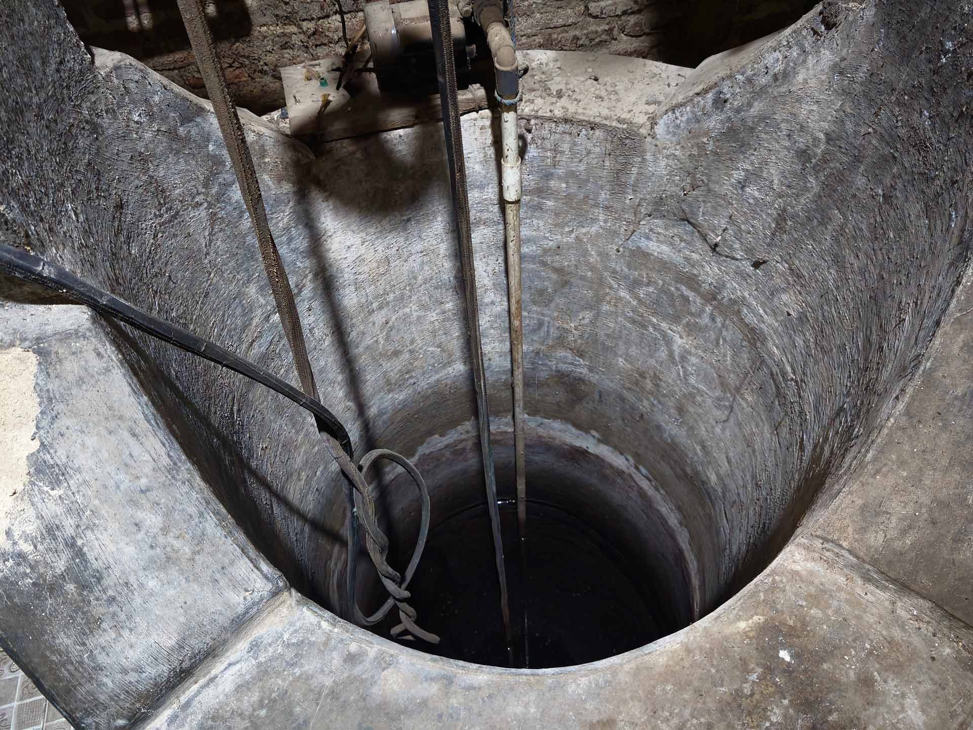 An old traditional water well