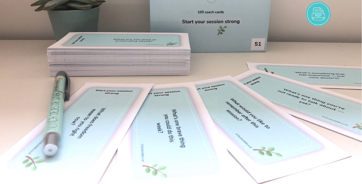 Start your session strong- printable coaching questions