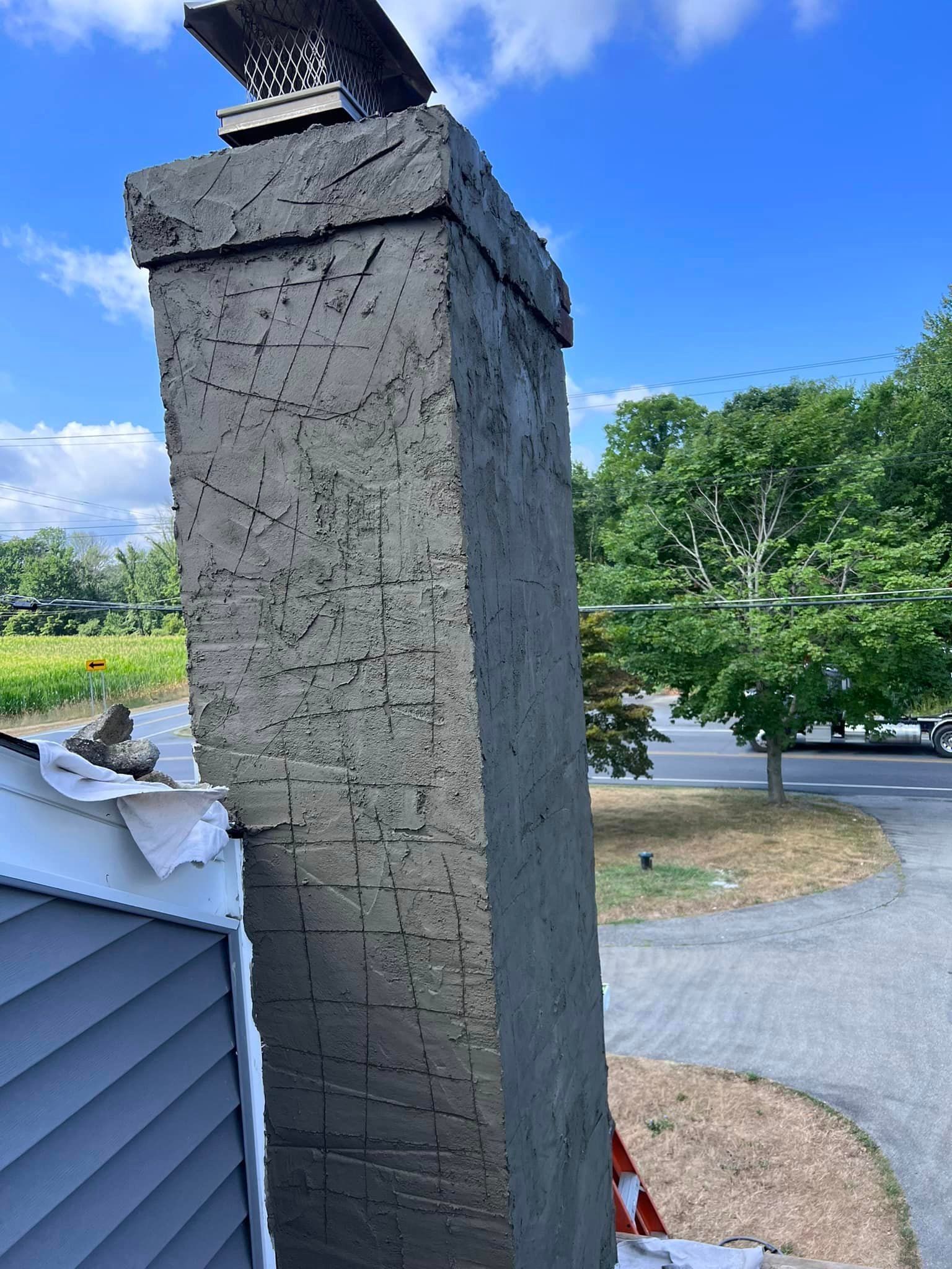 Underconstruction Fireplace Chimney — Hudson Valley — G & R Masonry — Hudson Valley — G & R Masonry