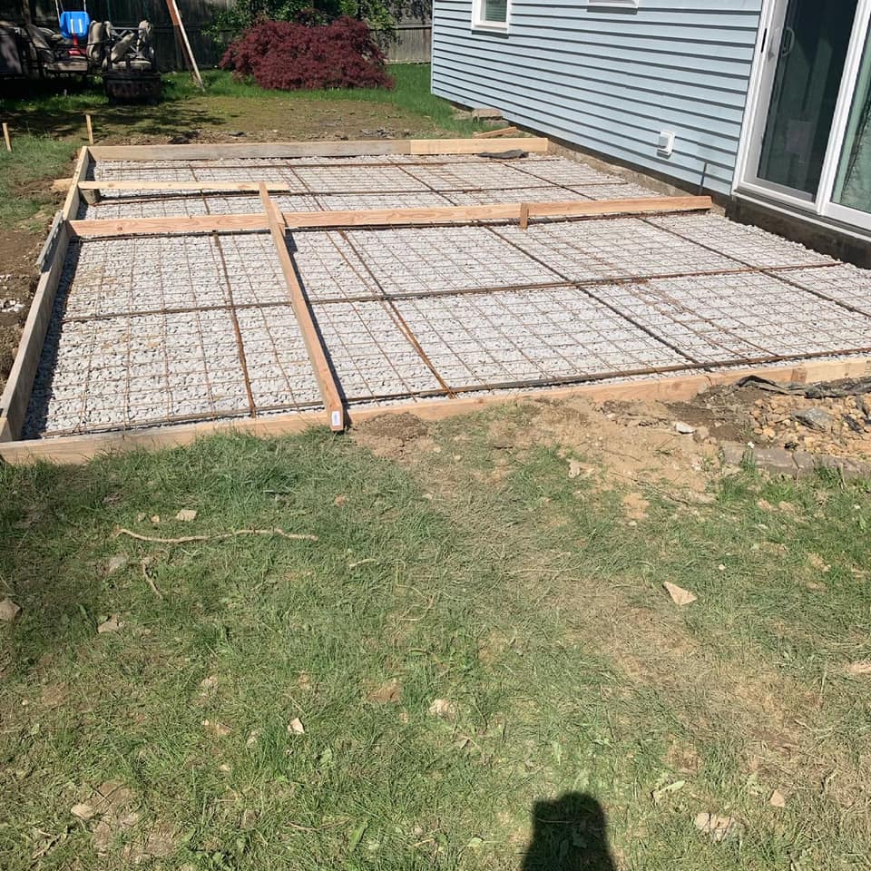 Patio Under Construction — Hudson Valley — G & R Masonry