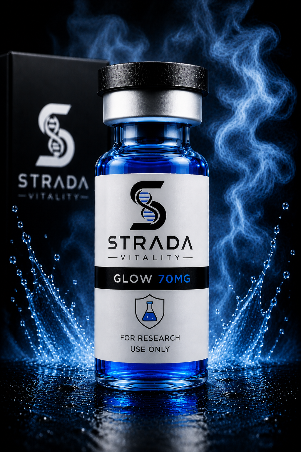 Strada research material vial