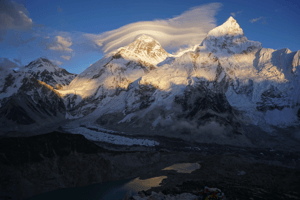 Kala Patthar sunset Everest view