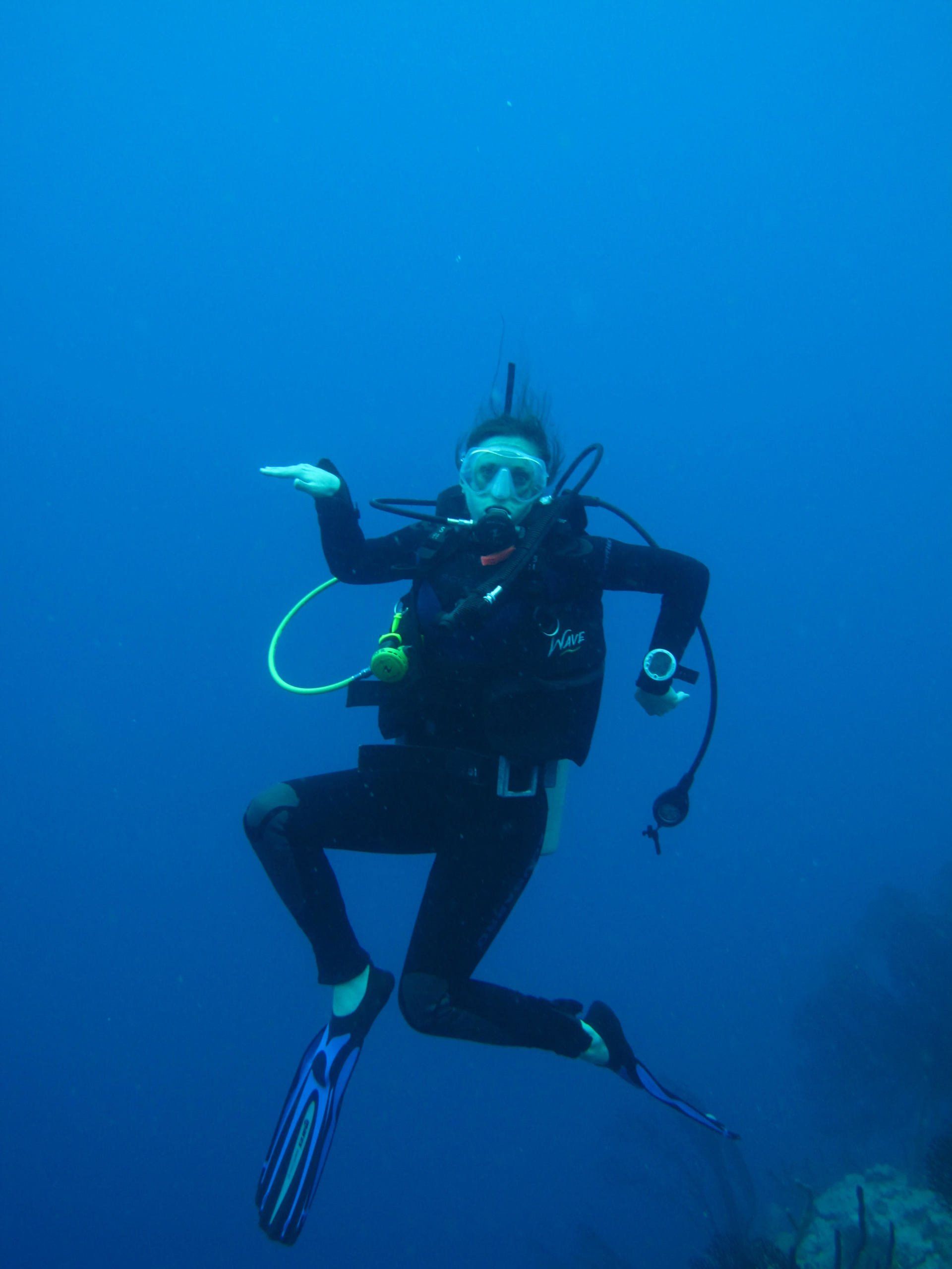 Scuba Diving at Blue Hole Belize