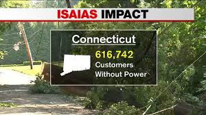 Isaias power outage connecticut