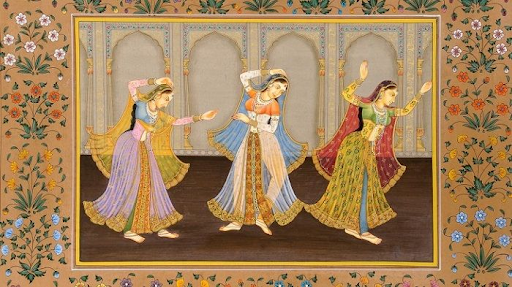 Hindu dance artwork