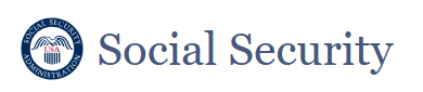 The logo for social security is shown on a white background.
