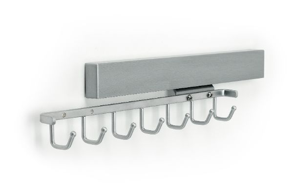 Matte Aluminum Color Option for Classic Belt Rack Organizer