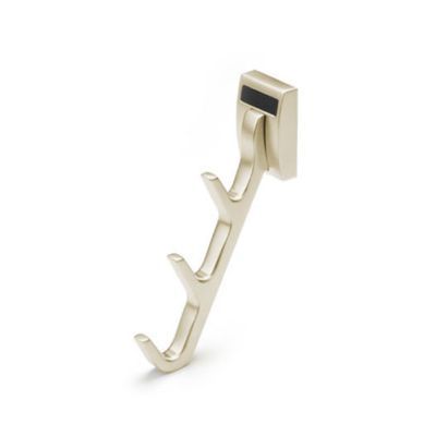 Matte Nickel Color Option For Waterfall Hook Organizer