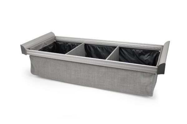 Matte Aluminum Color Option For Deep Drawer Organizer