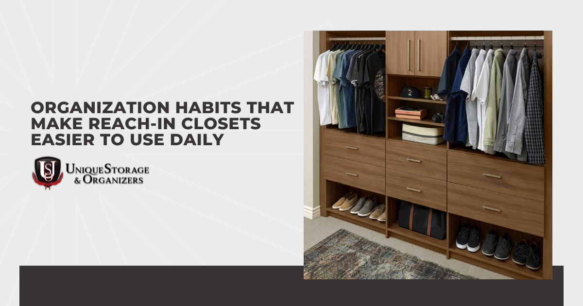 Organization Habits That Make Reach-In Closets Easier to Use Daily