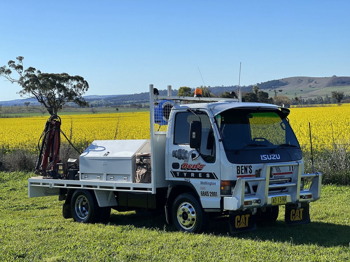 Mobile Tyre Repair Truck — Batteries & Tyres in Wellington, NSW