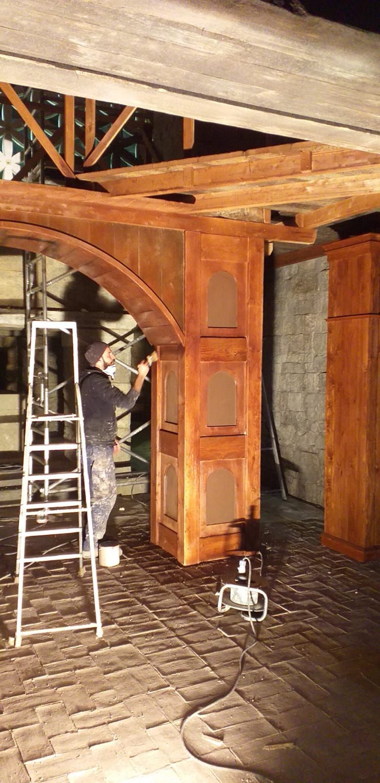 Scenografia Leonardo serie Tv