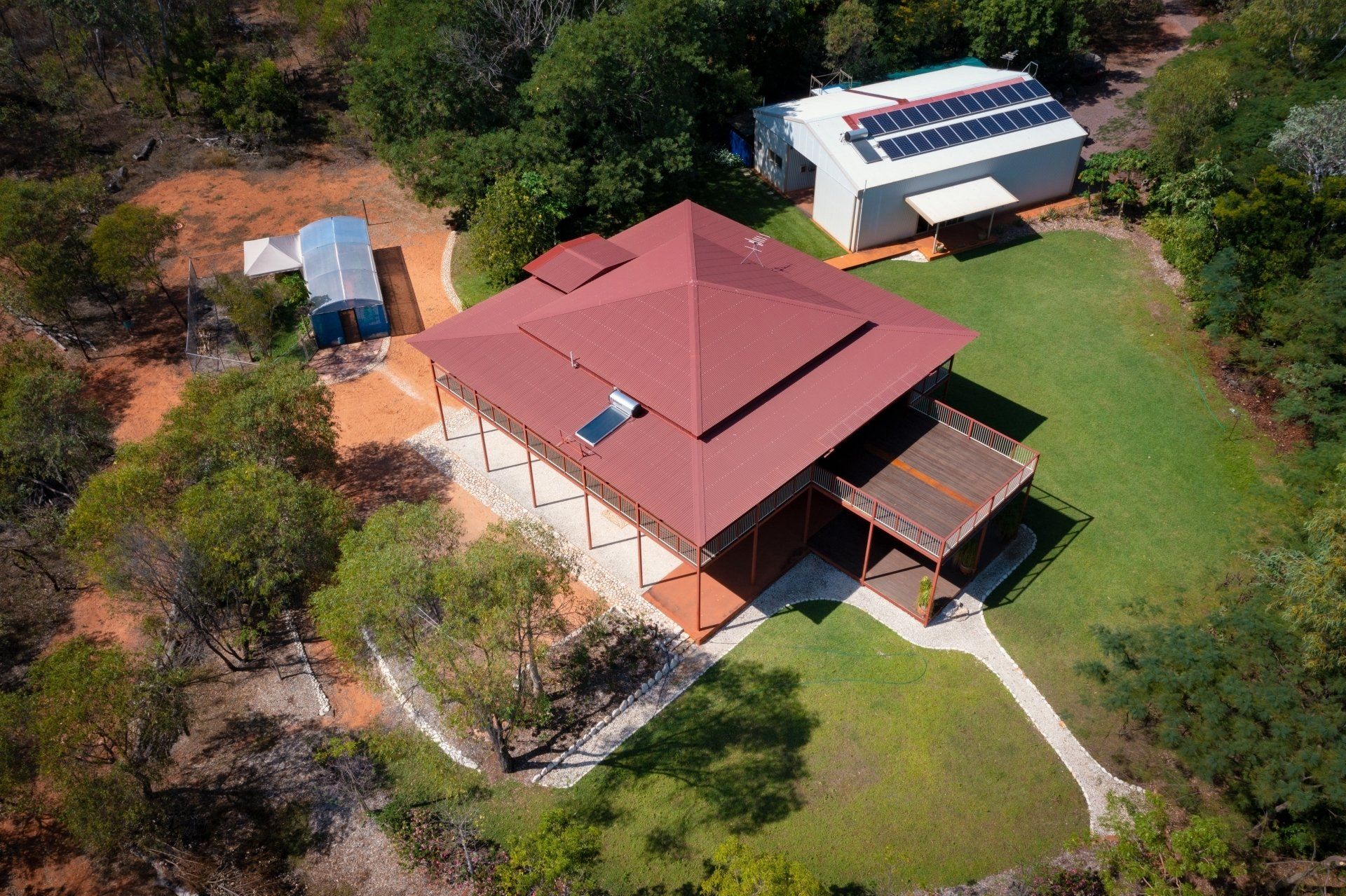 New Metal Carport With Metal Roof — Custom Steel Homes In Branyan, QLD