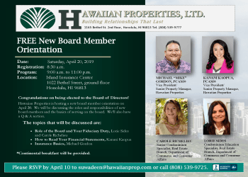 Oahu Mini Seminars Template – Honolulu, HI – Hawaiian Properties