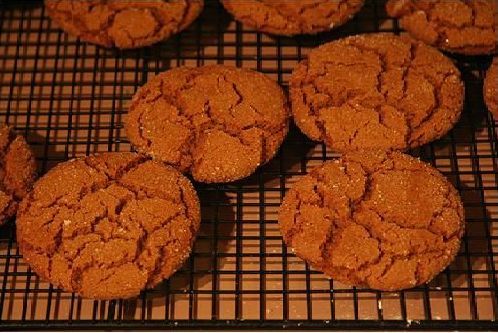 Ginger Molasses Rye Cookies