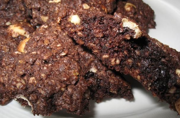 Cherry and chocolate oatmeal cookies