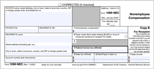 IRS Form 1099-NEC