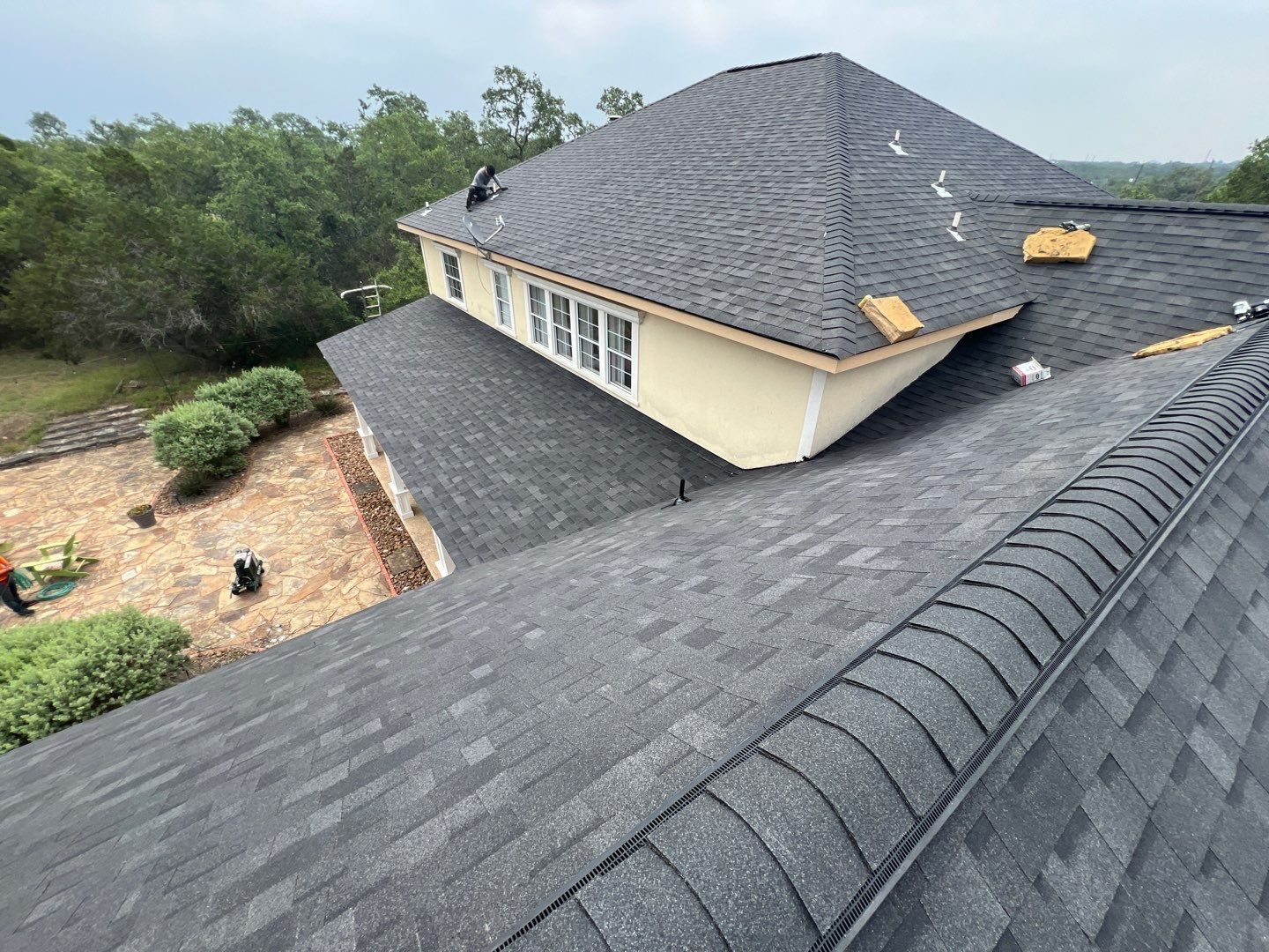 Completed roof replacement with ice and water shield to help winterize the roof. 