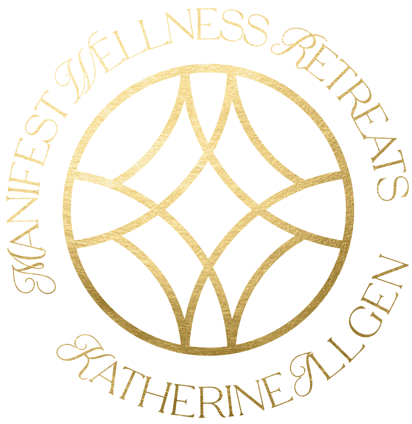 Gold logo: 