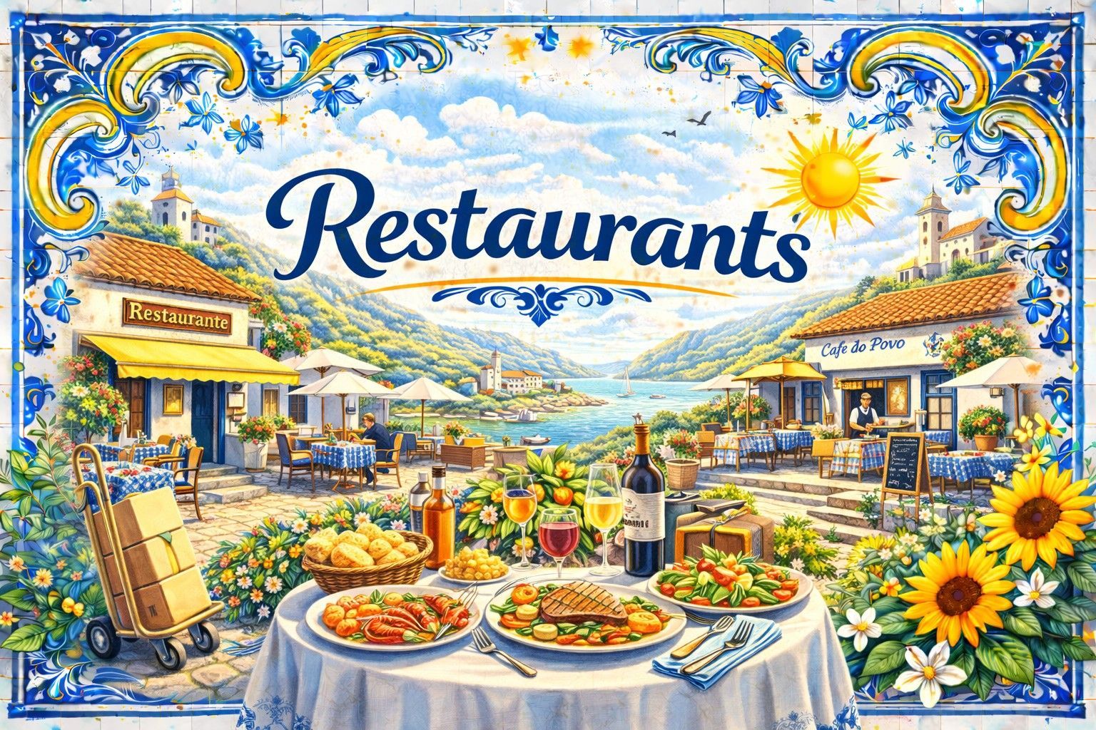 restaurantie en cafes in portugal