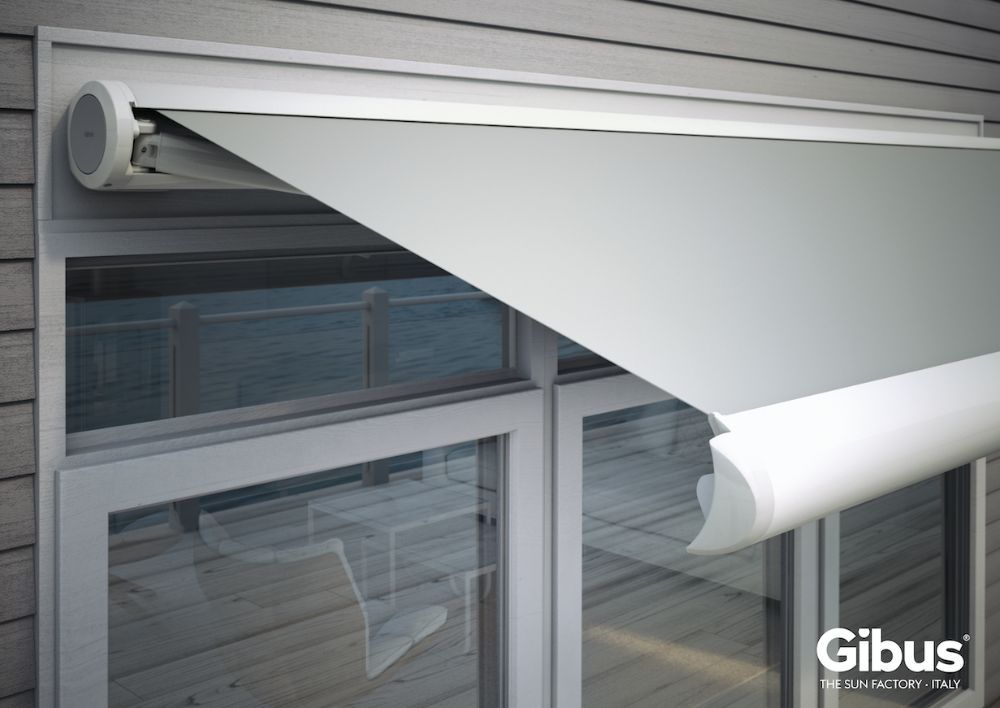 Tenda da sole con chiusura automatizzata