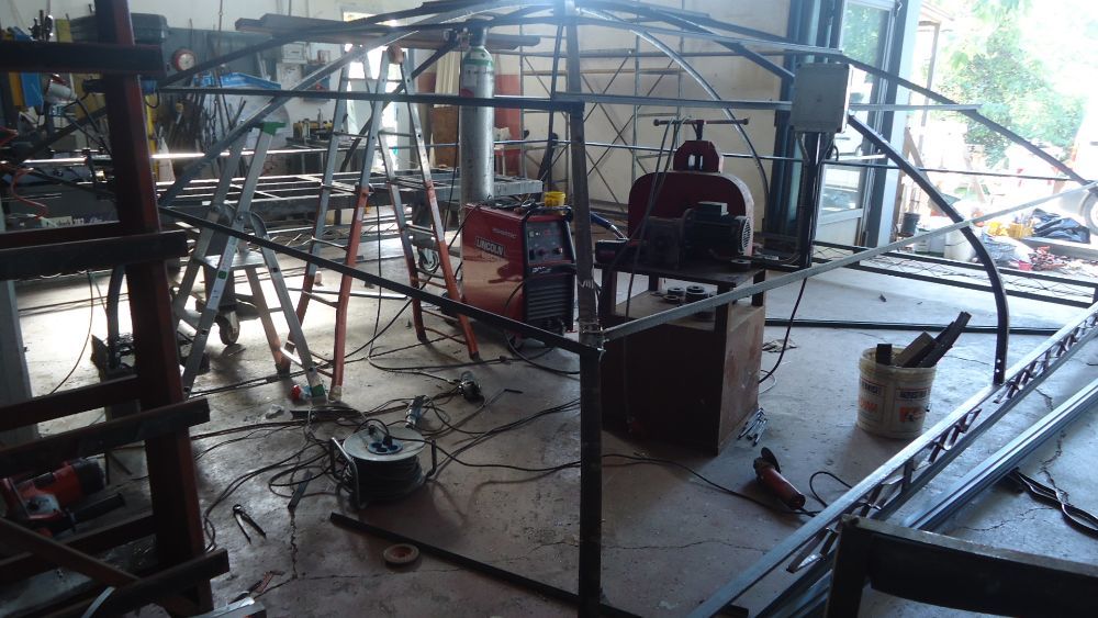 Realizzazione struttura di metallo