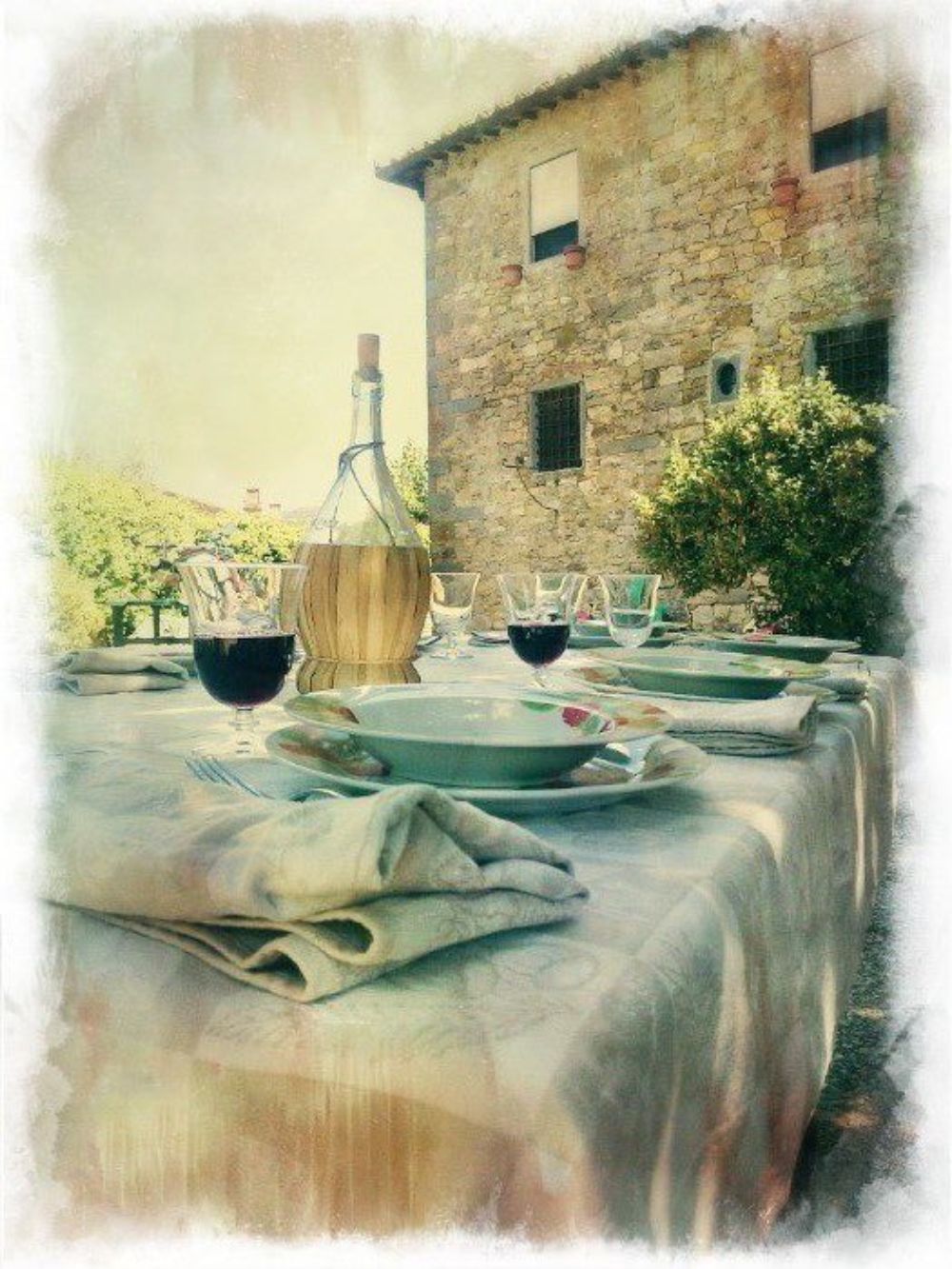 Tavolo di un'osteria