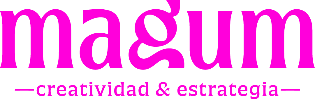 Logo Magum blanco con algunas líneas. | Magum | Agencia de Marketing y Publicidad