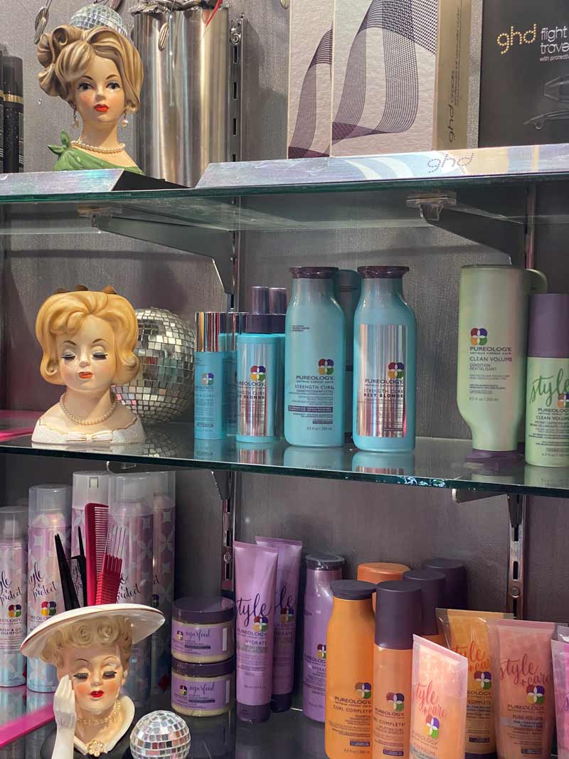 blue hair products