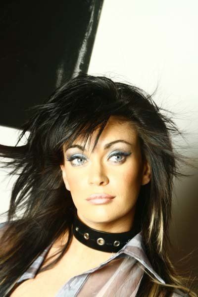 woman with straight hair