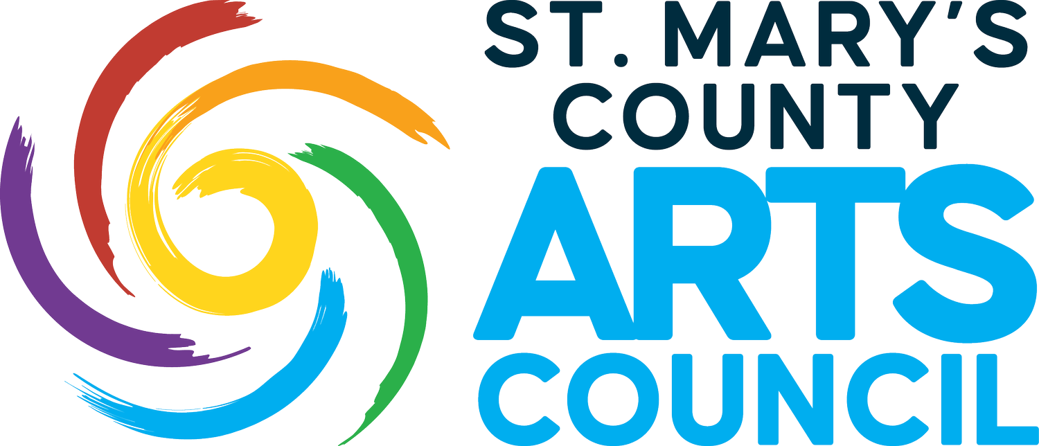 the logo for st. mary 's county arts council