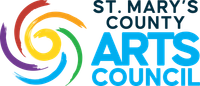 the logo for st. mary 's county arts council