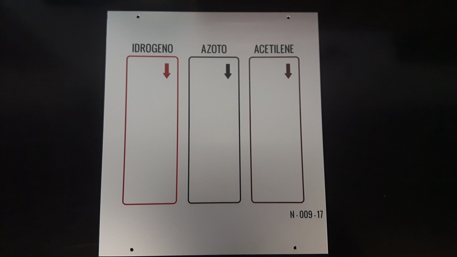 targa identificativa