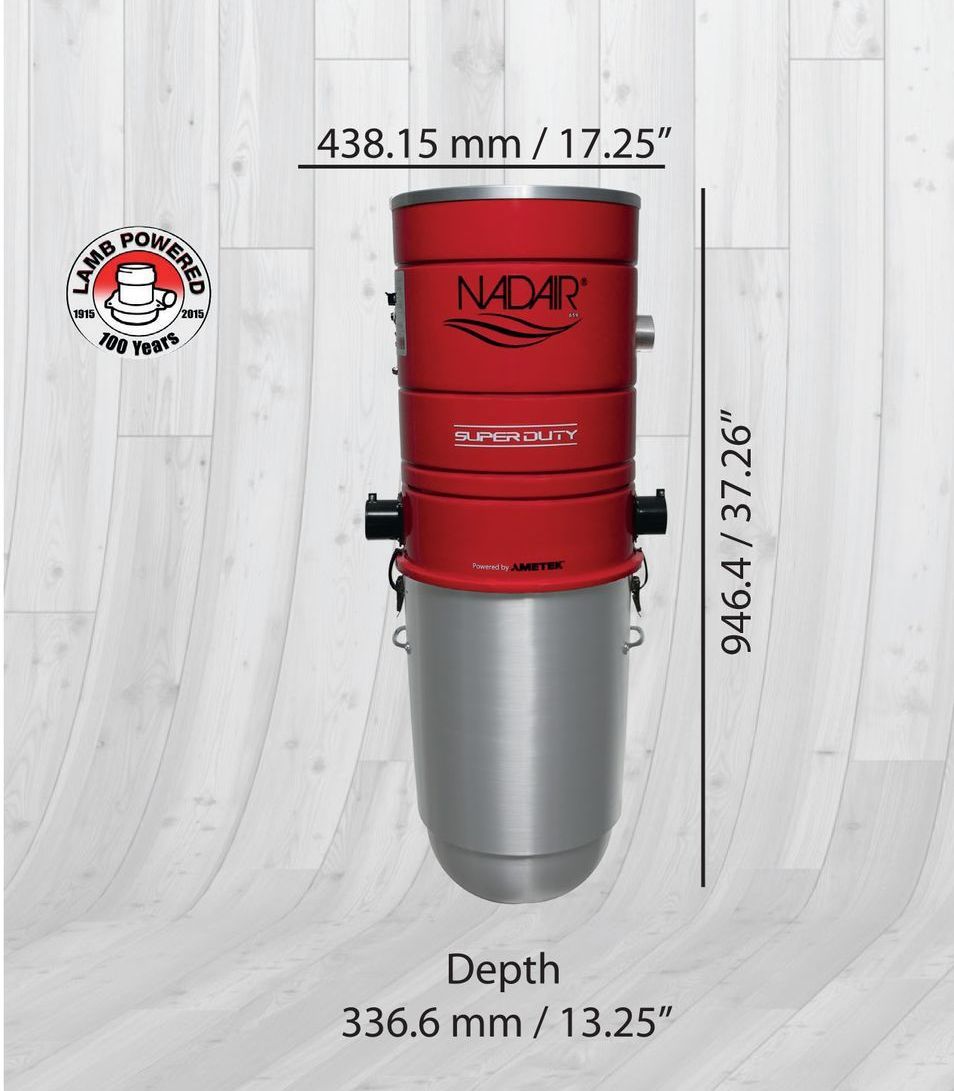 A nadar vacuum cleaner is sitting on a wooden floor A nadar vacuum cleaner is sitting on a wooden floor