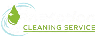Logo with a green water droplet and swirls, plus 