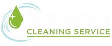 Logo with a green water droplet and swirls, plus 