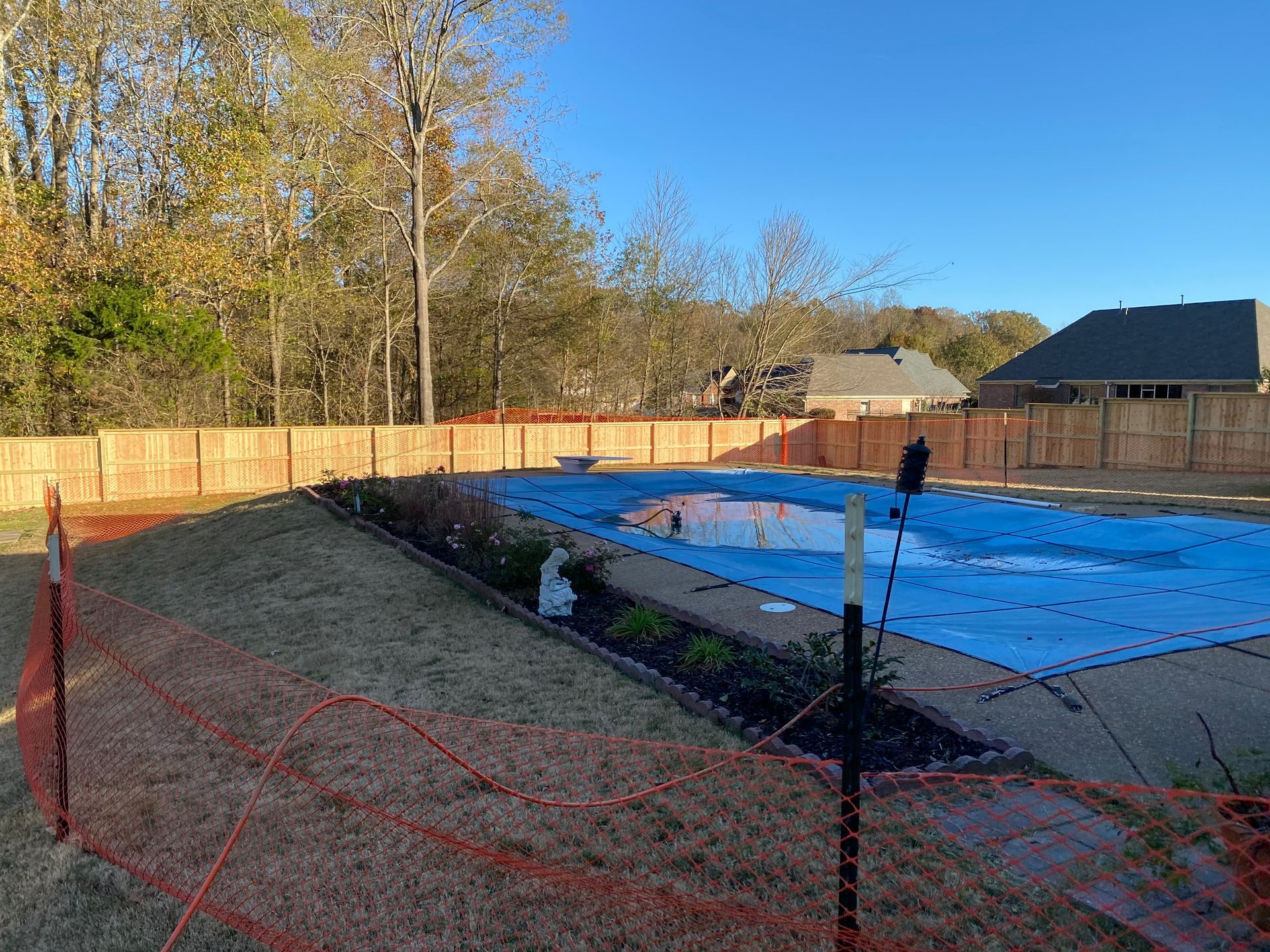 6 foot cedar with cap and fascia