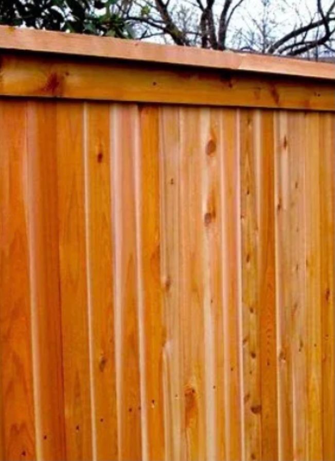 Stained existing deck