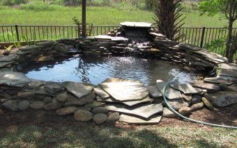 Pond After Getting Cleaned — Jacksonville, FL — K & R Pond Care Inc