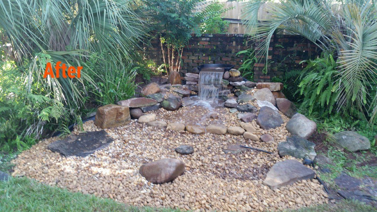 After Pond Clean Up — Jacksonville, FL — K & R Pond Care Inc