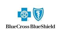 A blue cross blue shield logo with a medical cross and shield.
