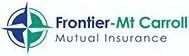 The logo for frontier mt carroll mutual insurance