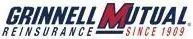 A logo for grinnell mutual reinsurance since 1903