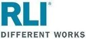 A blue and white logo for rli different works.