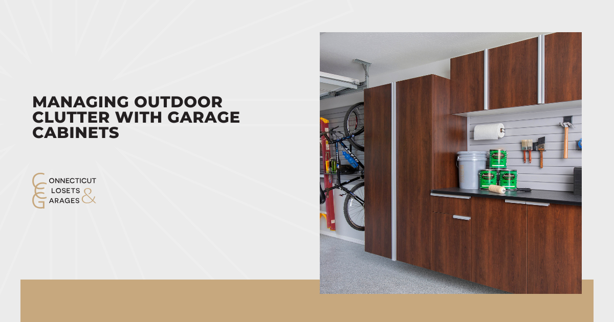 Managing Outdoor Clutter With Garage Cabinets