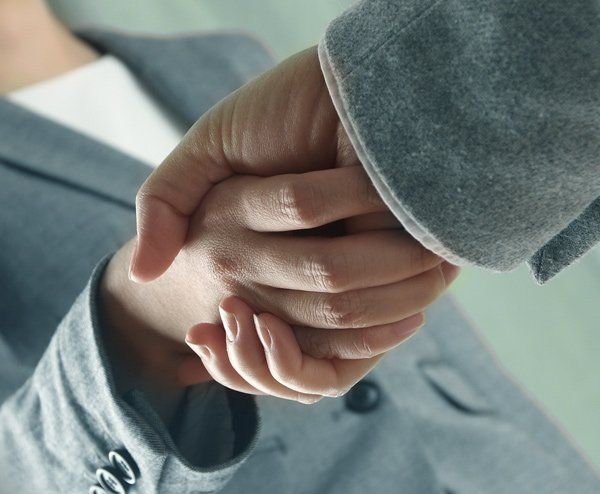 accountants shaking hands