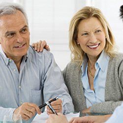 older couple with accountant
